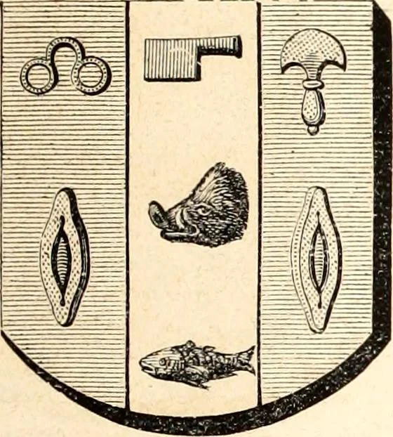 An illustration from Histoire de l'orfévrerie-joaillerie et des anciennes communautés et confréries d'orfévres-joailliers de la France et de la Belgique, 1850, leaf 920