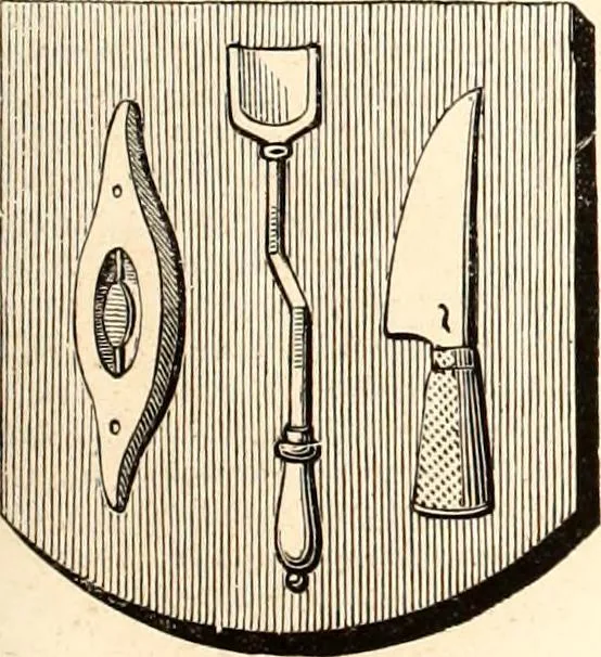 An illustration from Histoire de l'orfévrerie-joaillerie et des anciennes communautés et confréries d'orfévres-joailliers de la France et de la Belgique, 1850, leaf 926