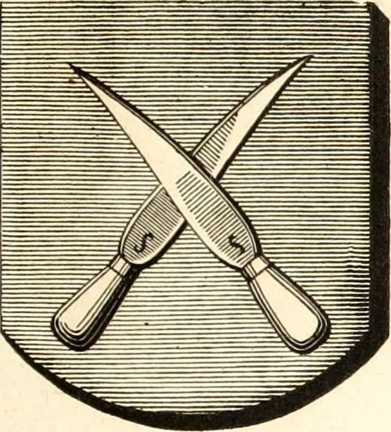 An illustration from Histoire de l'orfévrerie-joaillerie et des anciennes communautés et confréries d'orfévres-joailliers de la France et de la Belgique, 1850, leaf 938