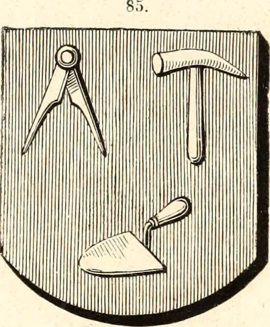 An illustration from Histoire de l'orfévrerie-joaillerie et des anciennes communautés et confréries d'orfévres-joailliers de la France et de la Belgique, 1850, leaf 946
