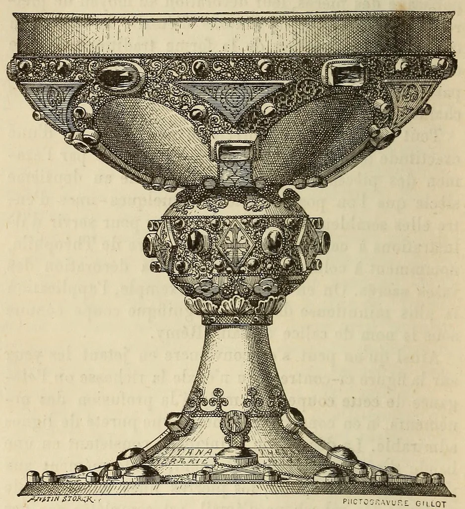 An illustration from Histoire de l'orfévrerie depuis les temps les plus reculés jusqu' à nos jours, 1875, leaf 136