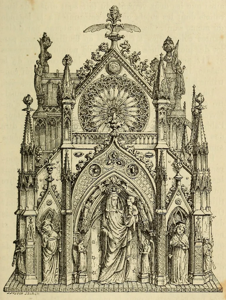 An illustration from Histoire de l'orfévrerie depuis les temps les plus reculés jusqu' à nos jours, 1875, leaf 155