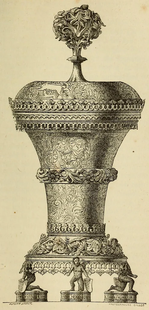 An illustration from Histoire de l'orfévrerie depuis les temps les plus reculés jusqu' à nos jours, 1875, leaf 197