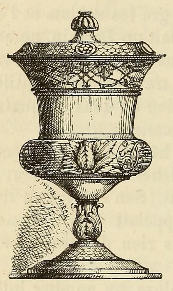 An illustration from Histoire de l'orfévrerie depuis les temps les plus reculés jusqu' à nos jours, 1875, leaf 276