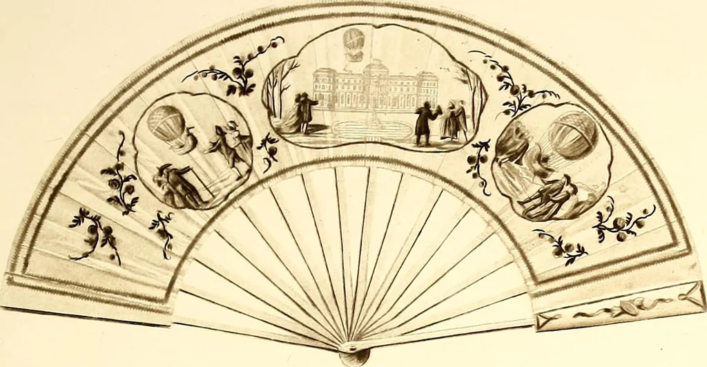 An illustration from Histoire des ballons et des aéronautes célèbres ..., 1887, leaf 148