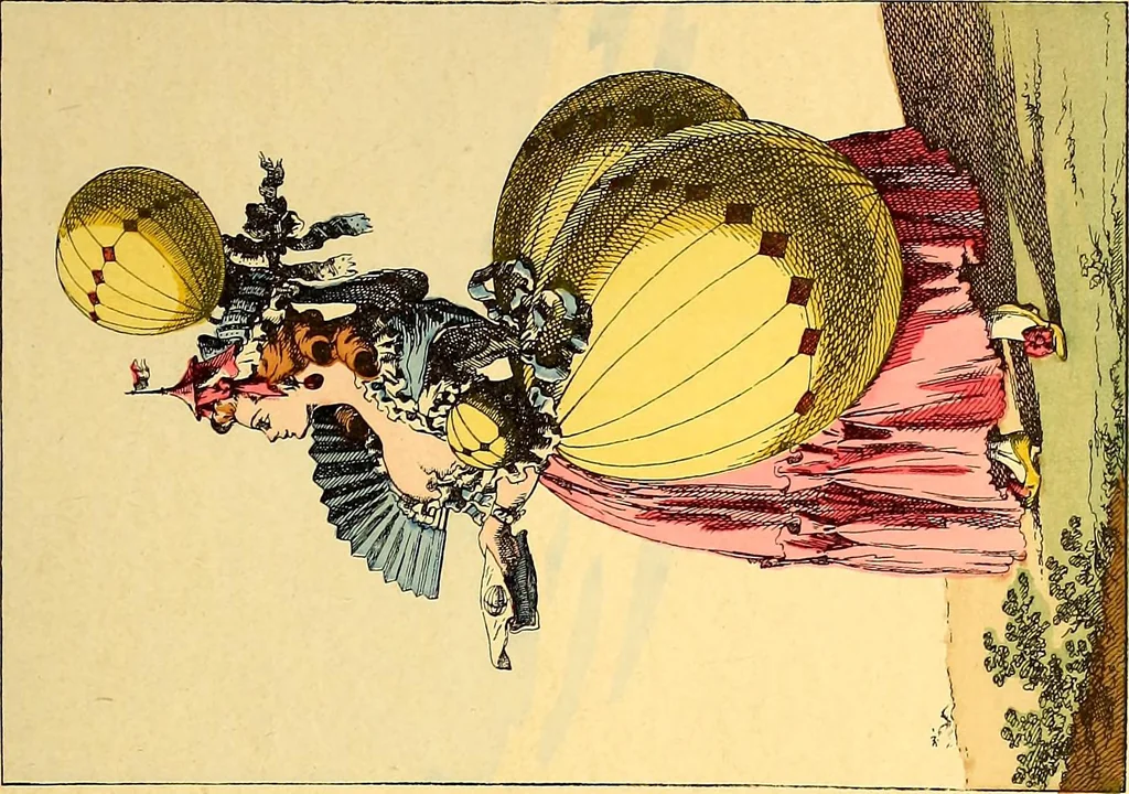 An illustration from Histoire des ballons et des aéronautes célèbres ..., 1887, leaf 150