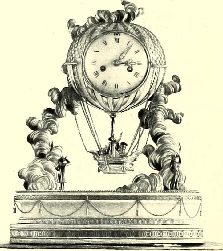 An illustration from Histoire des ballons et des aéronautes célèbres ..., 1887, leaf 165