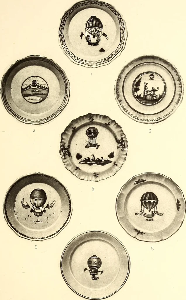 An illustration from Histoire des ballons et des aéronautes célèbres ..., 1887, leaf 166