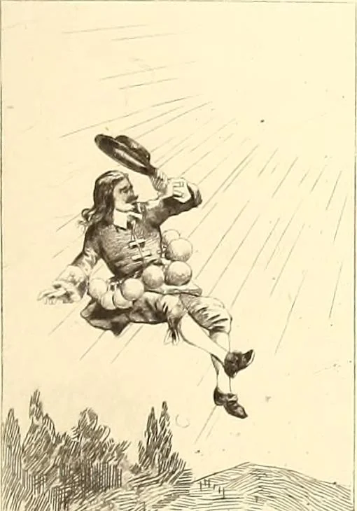 An illustration from Histoire des ballons et des aéronautes célèbres ..., 1887, leaf 18