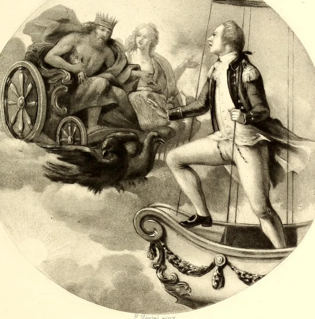An illustration from Histoire des ballons et des aéronautes célèbres ..., 1887, leaf 194
