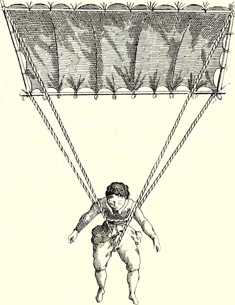 An illustration from Histoire des ballons et des aéronautes célèbres ..., 1887, leaf 21
