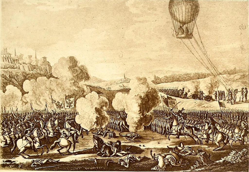 An illustration from Histoire des ballons et des aéronautes célèbres ..., 1887, leaf 224