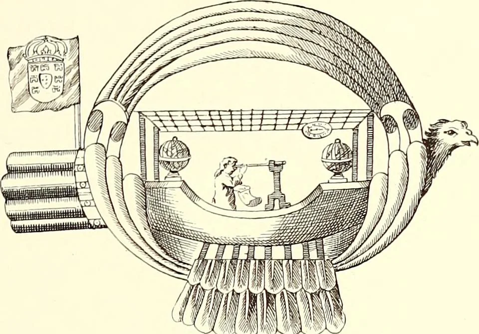 An illustration from Histoire des ballons et des aéronautes célèbres ..., 1887, leaf 30