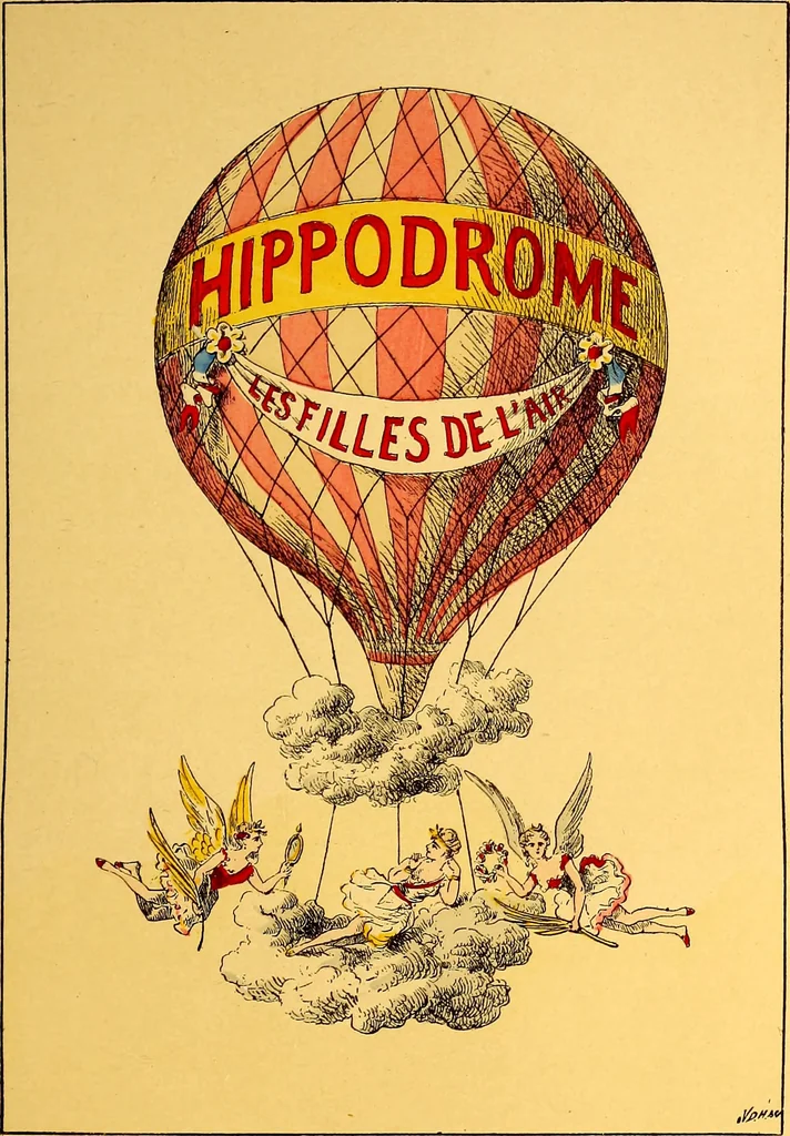 An illustration from Histoire des ballons et des aéronautes célèbres ..., 1887, leaf 114