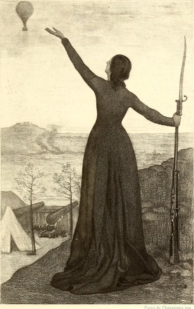 An illustration from Histoire des ballons et des aéronautes célèbres ..., 1887, leaf 124