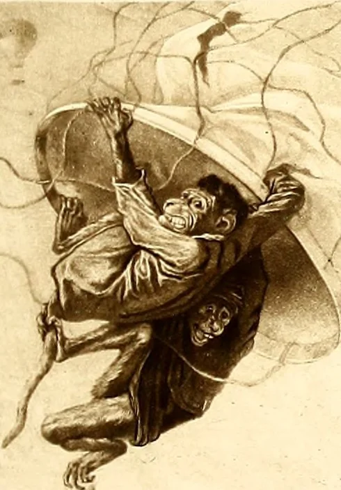 An illustration from Histoire des ballons et des aéronautes célèbres ..., 1887, leaf 16