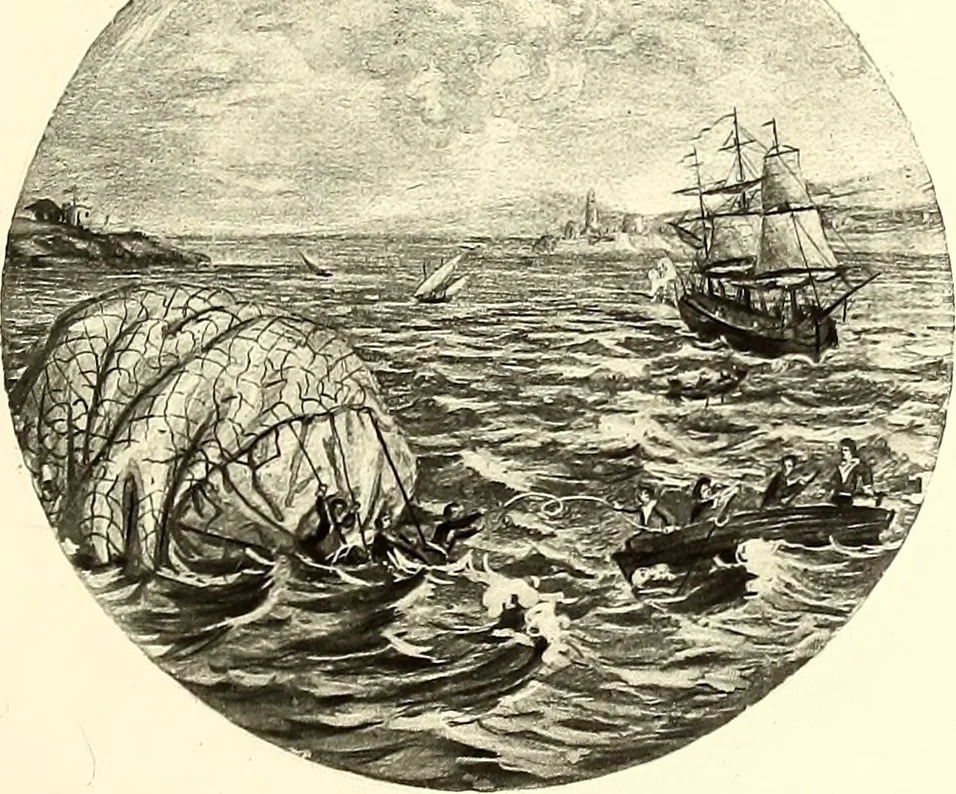 An illustration from Histoire des ballons et des aéronautes célèbres ..., 1887, leaf 20