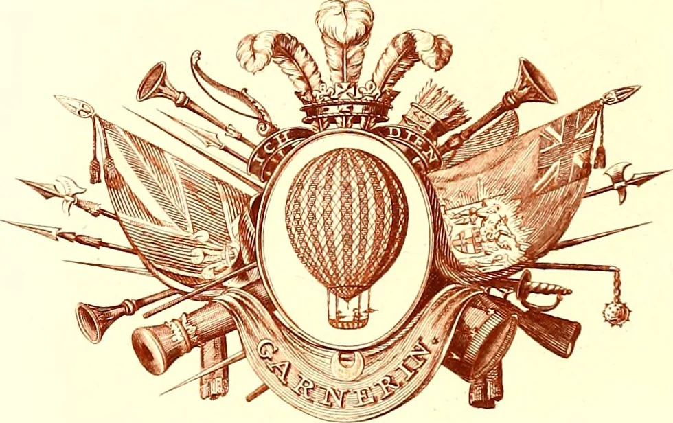 An illustration from Histoire des ballons et des aéronautes célèbres ..., 1887, leaf 49