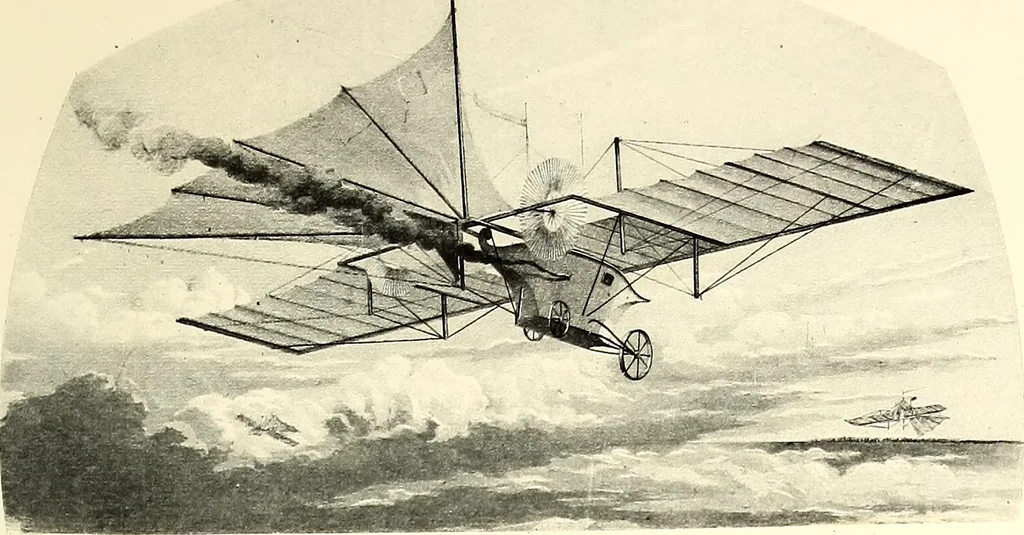 An illustration from Histoire des ballons et des aéronautes célèbres ..., 1887, leaf 92