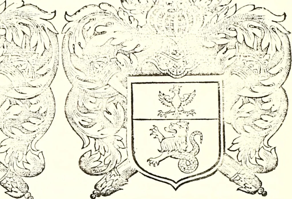 An illustration from Histoire des connestables: chanceliers et gardes des seavx [etc.] ... depuis leur origine:, 1658, leaf 1128