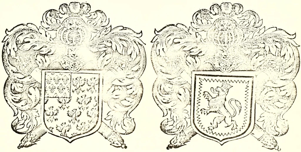 An illustration from Histoire des connestables: chanceliers et gardes des seavx [etc.] ... depuis leur origine:, 1658, leaf 1136