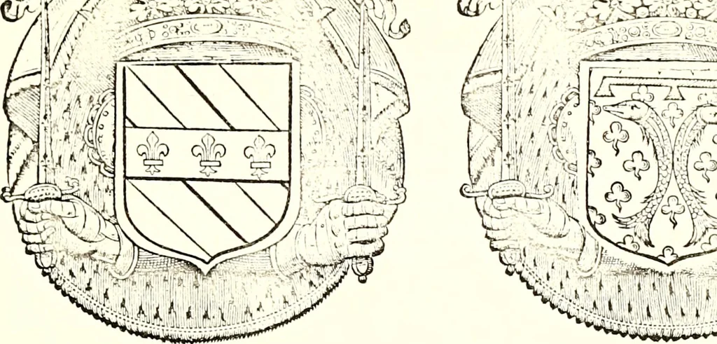 An illustration from Histoire des connestables: chanceliers et gardes des seavx [etc.] ... depuis leur origine:, 1658, leaf 114
