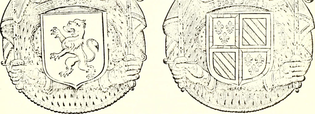 An illustration from Histoire des connestables: chanceliers et gardes des seavx [etc.] ... depuis leur origine:, 1658, leaf 122