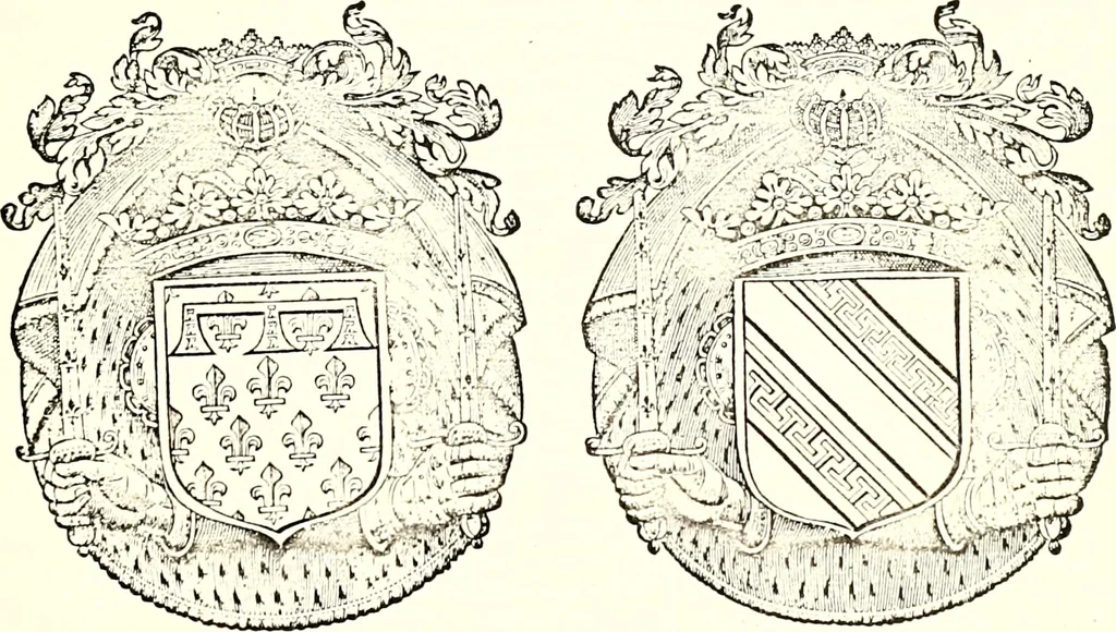 An illustration from Histoire des connestables: chanceliers et gardes des seavx [etc.] ... depuis leur origine:, 1658, leaf 126