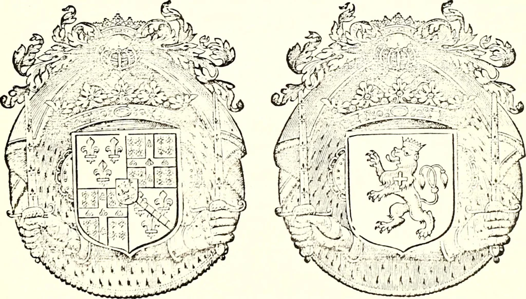An illustration from Histoire des connestables: chanceliers et gardes des seavx [etc.] ... depuis leur origine:, 1658, leaf 138