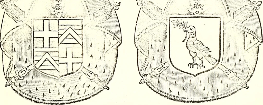 An illustration from Histoire des connestables: chanceliers et gardes des seavx [etc.] ... depuis leur origine:, 1658, leaf 218