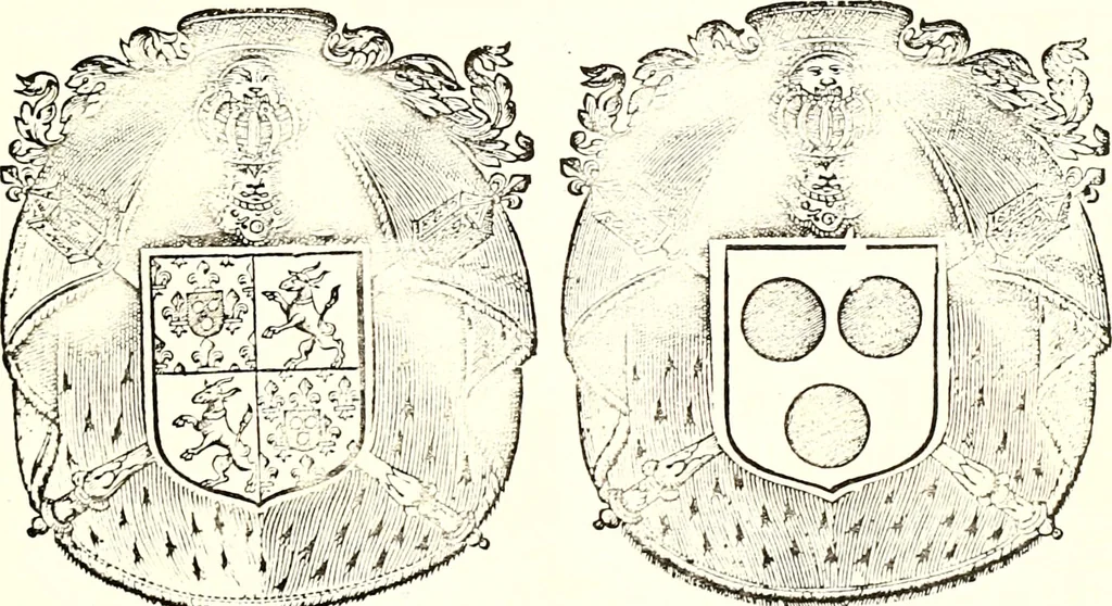 An illustration from Histoire des connestables: chanceliers et gardes des seavx [etc.] ... depuis leur origine:, 1658, leaf 234