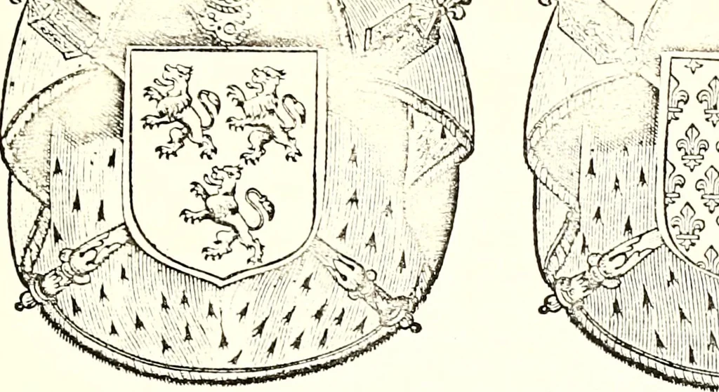 An illustration from Histoire des connestables: chanceliers et gardes des seavx [etc.] ... depuis leur origine:, 1658, leaf 238