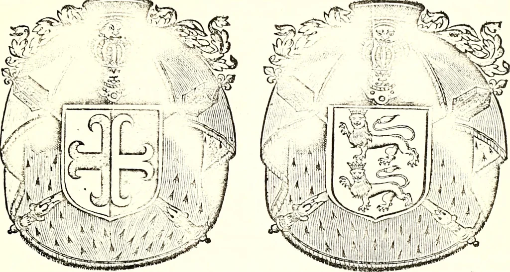 An illustration from Histoire des connestables: chanceliers et gardes des seavx [etc.] ... depuis leur origine:, 1658, leaf 242