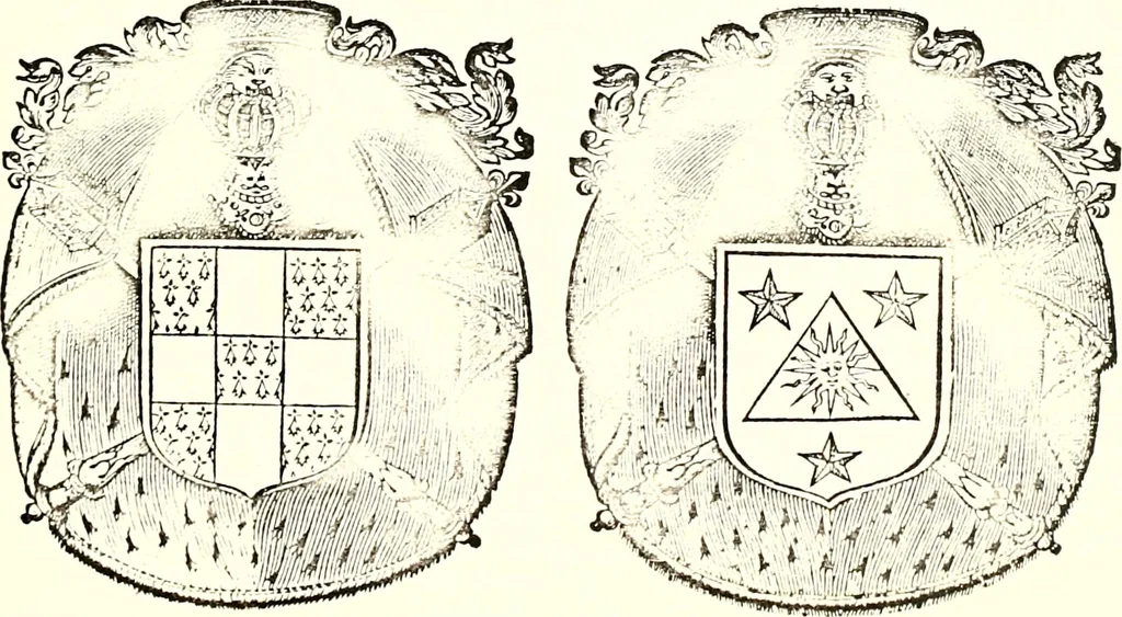 An illustration from Histoire des connestables: chanceliers et gardes des seavx [etc.] ... depuis leur origine:, 1658, leaf 242