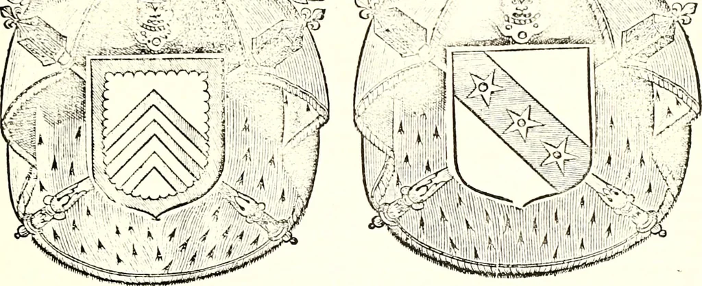 An illustration from Histoire des connestables: chanceliers et gardes des seavx [etc.] ... depuis leur origine:, 1658, leaf 266