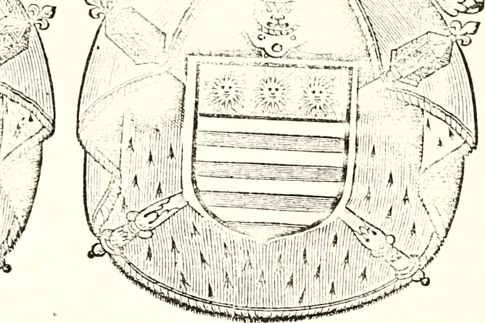 An illustration from Histoire des connestables: chanceliers et gardes des seavx [etc.] ... depuis leur origine:, 1658, leaf 298