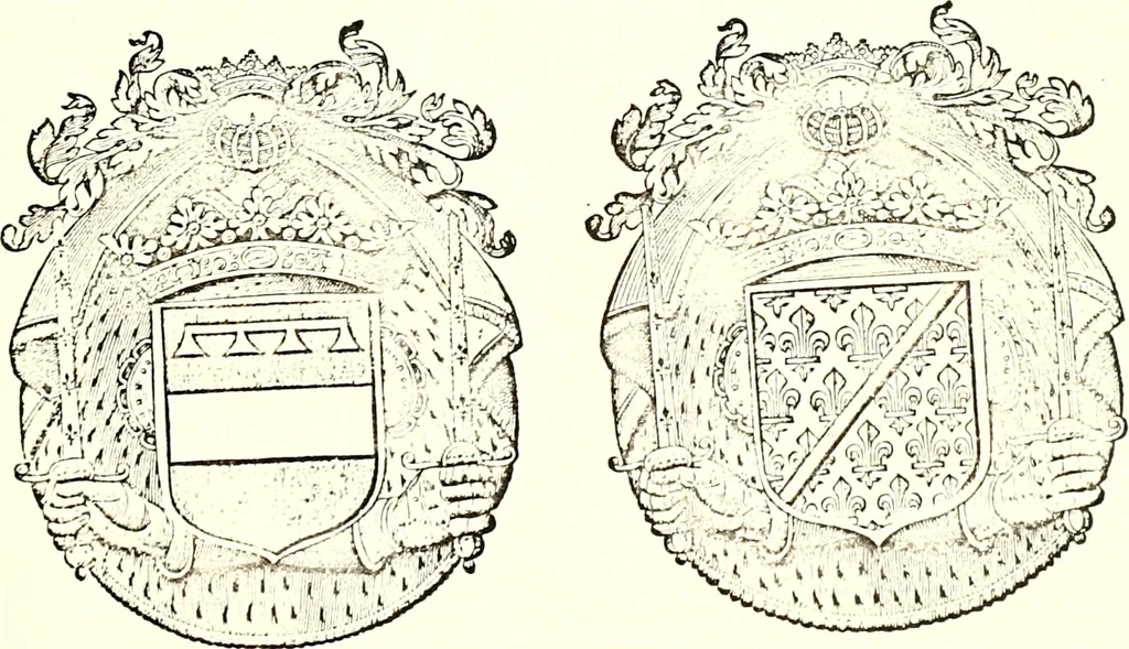 An illustration from Histoire des connestables: chanceliers et gardes des seavx [etc.] ... depuis leur origine:, 1658, leaf 46