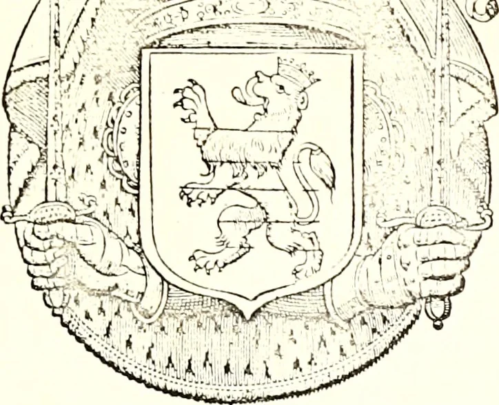 An illustration from Histoire des connestables: chanceliers et gardes des seavx [etc.] ... depuis leur origine:, 1658, leaf 50