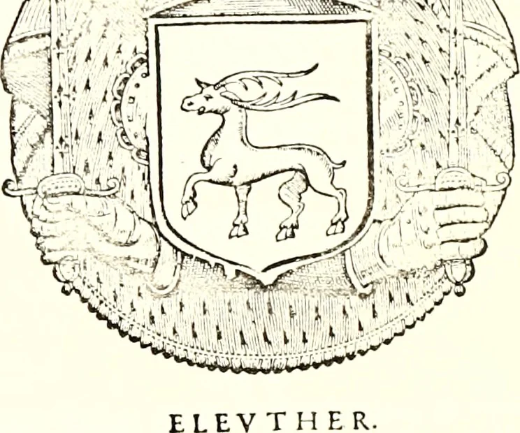 An illustration from Histoire des connestables: chanceliers et gardes des seavx [etc.] ... depuis leur origine:, 1658, leaf 54