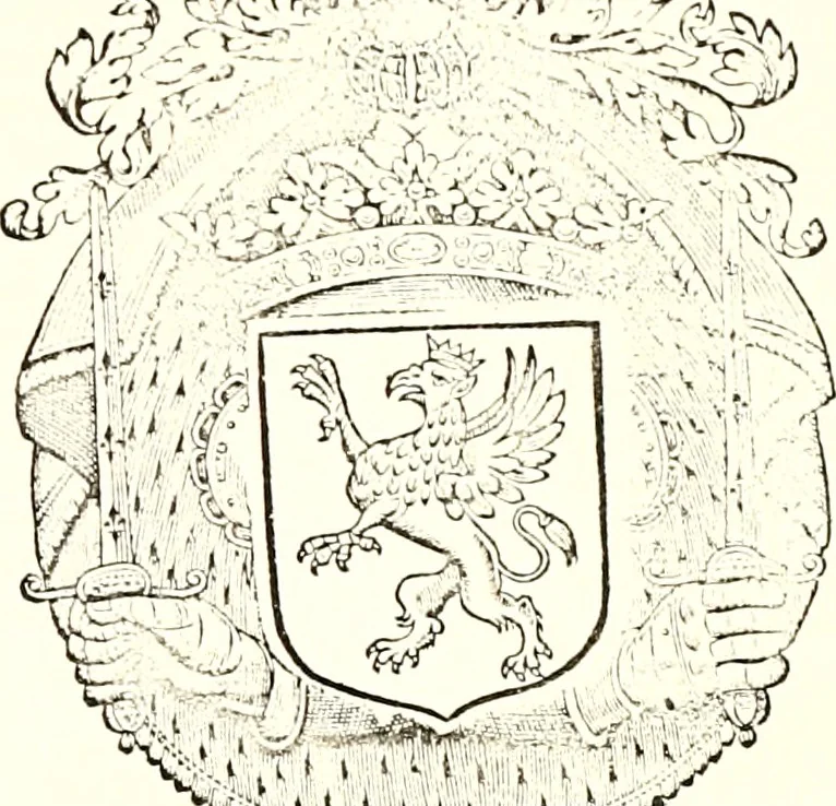 An illustration from Histoire des connestables: chanceliers et gardes des seavx [etc.] ... depuis leur origine:, 1658, leaf 58