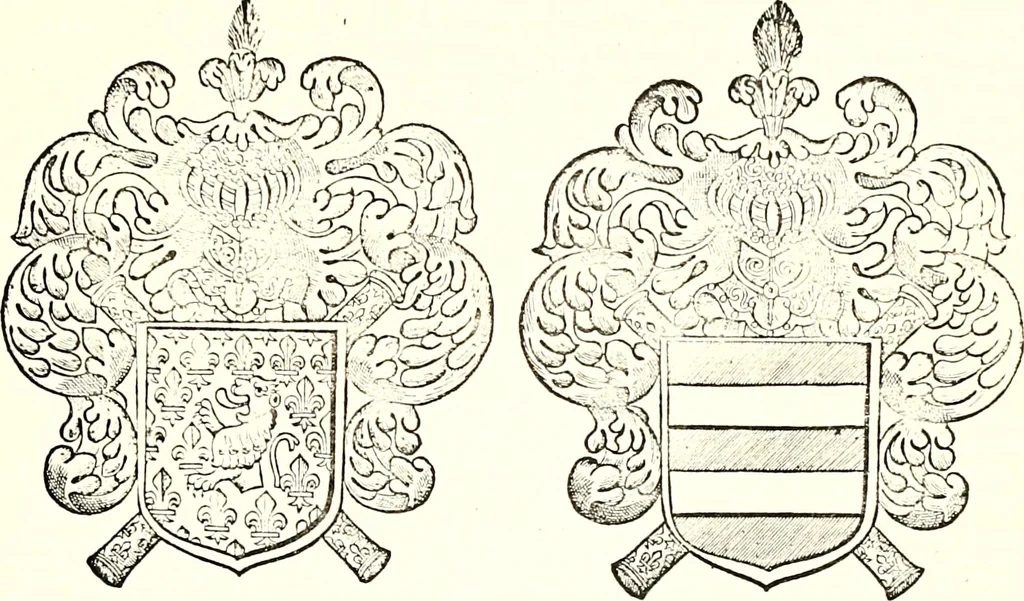 An illustration from Histoire des connestables: chanceliers et gardes des seavx [etc.] ... depuis leur origine:, 1658, leaf 628