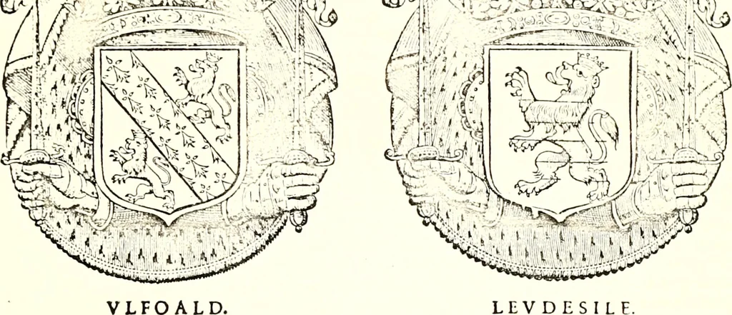 An illustration from Histoire des connestables: chanceliers et gardes des seavx [etc.] ... depuis leur origine:, 1658, leaf 66