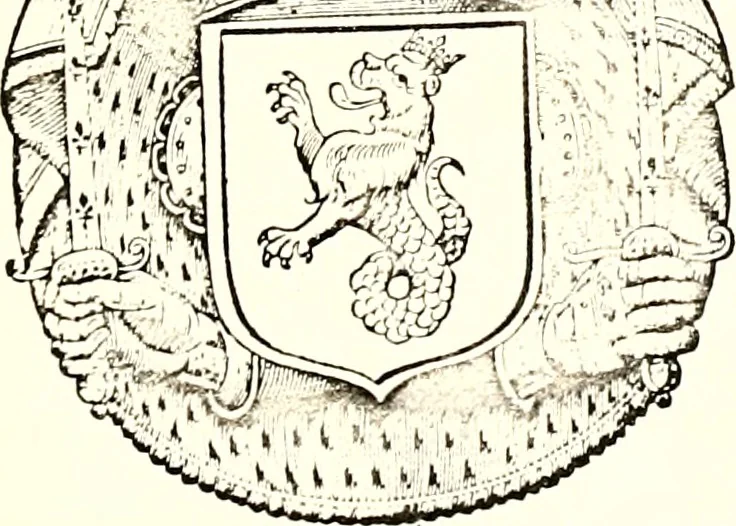 An illustration from Histoire des connestables: chanceliers et gardes des seavx [etc.] ... depuis leur origine:, 1658, leaf 66