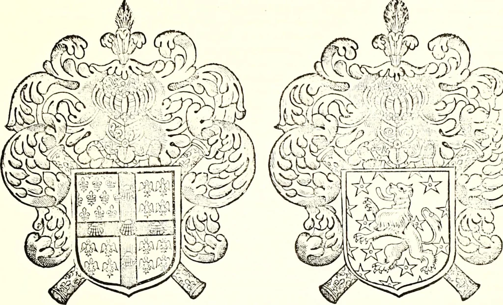 An illustration from Histoire des connestables: chanceliers et gardes des seavx [etc.] ... depuis leur origine:, 1658, leaf 684