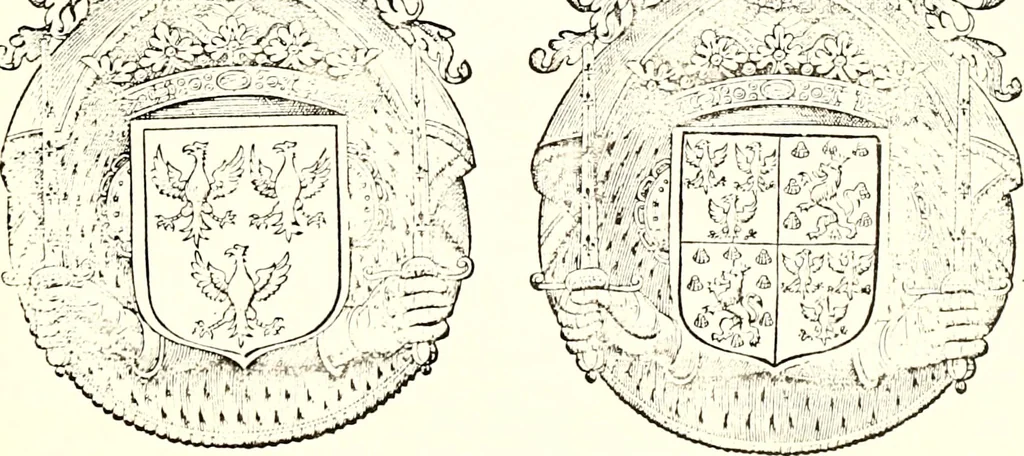 An illustration from Histoire des connestables: chanceliers et gardes des seavx [etc.] ... depuis leur origine:, 1658, leaf 70