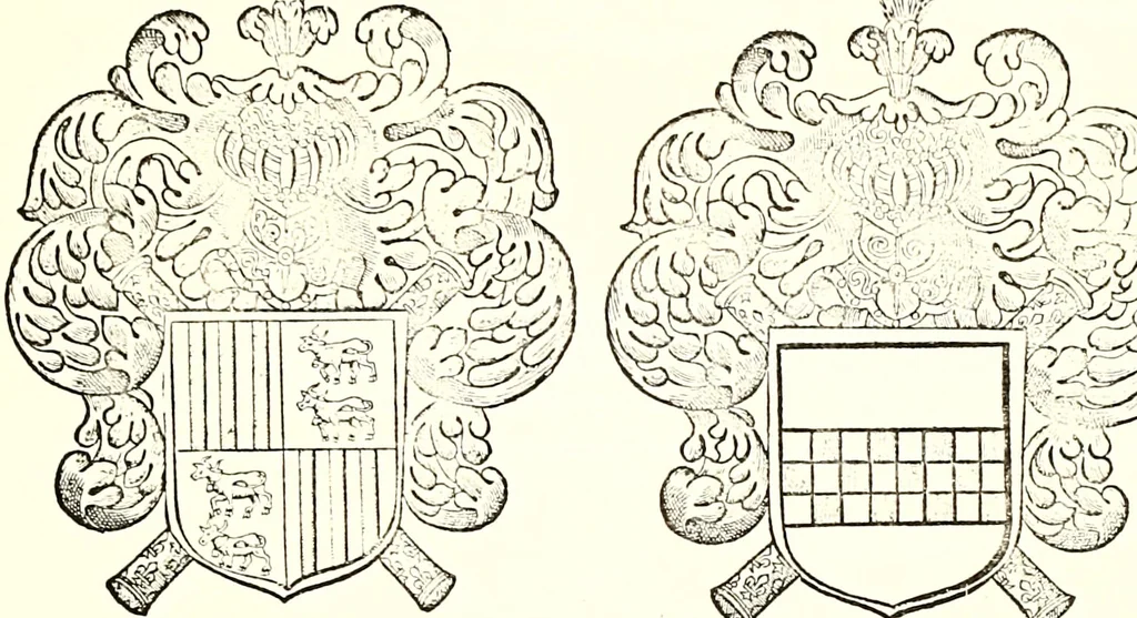 An illustration from Histoire des connestables: chanceliers et gardes des seavx [etc.] ... depuis leur origine:, 1658, leaf 708