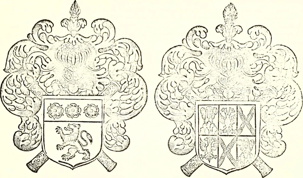 An illustration from Histoire des connestables: chanceliers et gardes des seavx [etc.] ... depuis leur origine:, 1658, leaf 744
