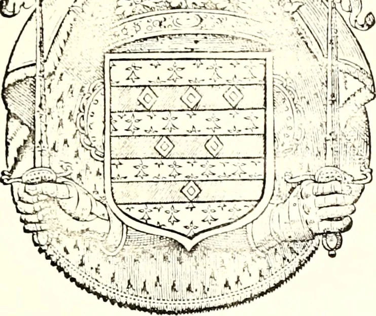 An illustration from Histoire des connestables: chanceliers et gardes des seavx [etc.] ... depuis leur origine:, 1658, leaf 82