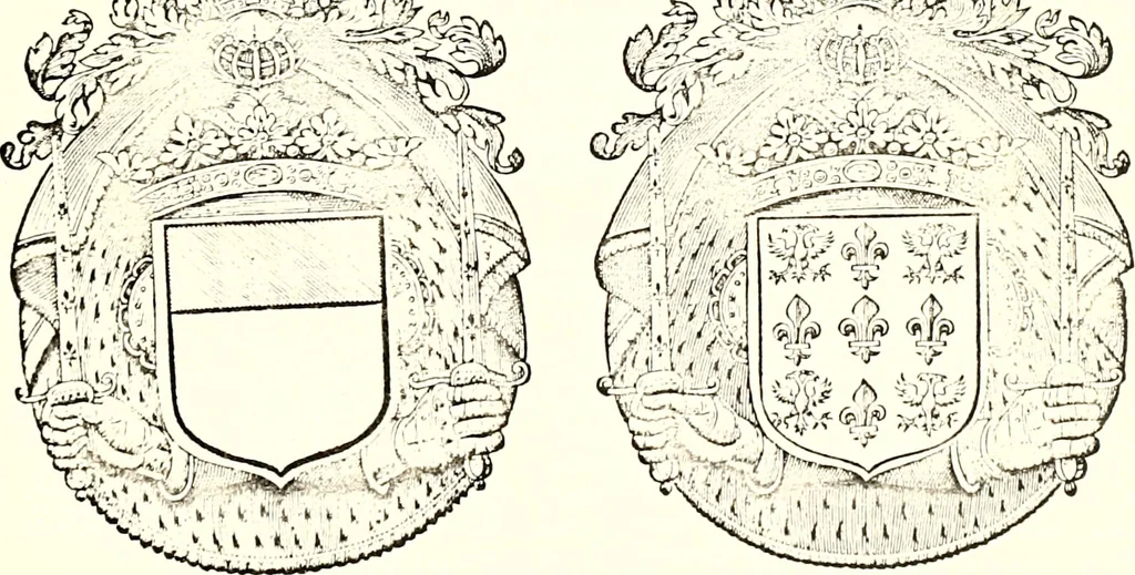 An illustration from Histoire des connestables: chanceliers et gardes des seavx [etc.] ... depuis leur origine:, 1658, leaf 82