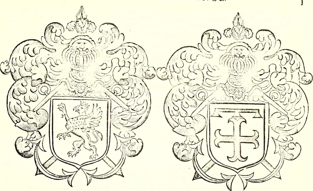 An illustration from Histoire des connestables: chanceliers et gardes des seavx [etc.] ... depuis leur origine:, 1658, leaf 882